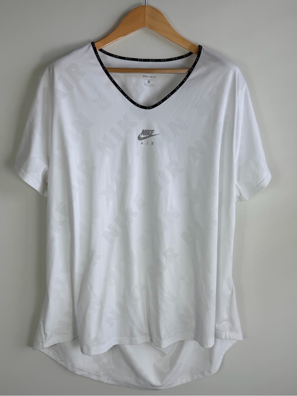 Nike Air Dri-FIT White Open Back Training Top 3X